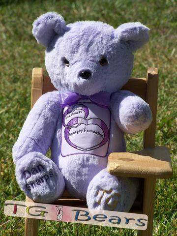 Hearts of Epilepsy Foundation Murrah Bear