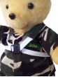 Duty Bear | Handmade teddy bear in camo outfit with personalization on the suit