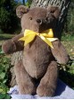 Hernando | Classic dark furred handmade teddy bear. Custom teddy bear possible