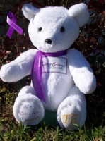 Jamie | Custom teddy bear designed for Angels4Epilepsy