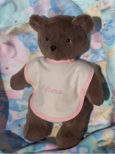Jessica | Handmade teddy bear for a new baby