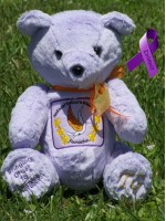 Jesy | Custom handmade teddy bear created for the National Seizure Disorders Foundation