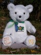Kathi | Custom handmade teddy bear designed for The IHope Foundation supporting Intracranial Hypertension