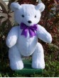 Knut | Classic white furred handmade teddy bear. Custom teddy bear possible