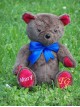 Molly | Custom Teddy Bear with cappuccino fur and accents of your choice