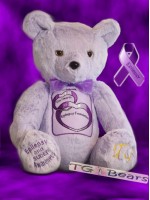 Murrah | Custom teddy bear created for The Hearts of Epilepsy Foundation