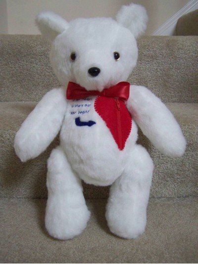 Proposal Bear | Special order bear for an engagement or proposal