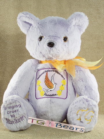 Jesy Bear, mascot for National Seizure Disorders Foundation