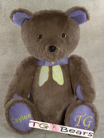 Kairos | Custom handmade teddy bear raising awareness for Cystic Fibrosis