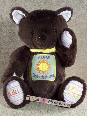Kierra Bear raising awareness for Lennox-Gastaut Syndrome