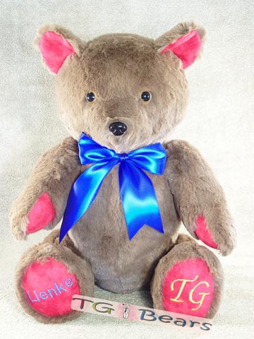 Molly Bear is a customizable handmade teddy bear