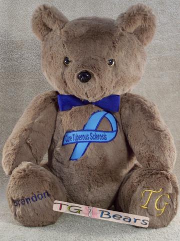 Santiago Bear supports the Tuberous Sclerosis Alliance
